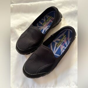 Skechers Black Slip-On Sneakers with Memory Foam